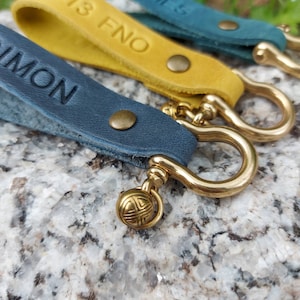 Llavero de herradura personalizado / Regalos de cumpleaños / Regalos especiales / Llavero de cuero personalizado / Regalo de San Valentín / Regalo para hombres / Alquiler de vacaciones