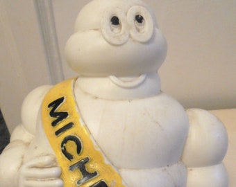 Original Michelin Männchen weiß gelb 1966 gut erhalten