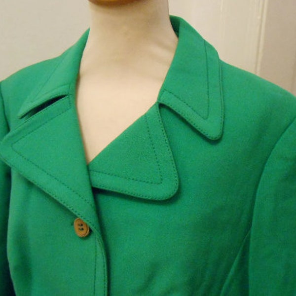 tolle grüne 70er Vintage Jacke Damen