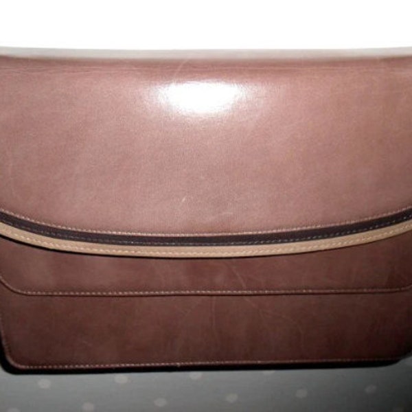 original: tolle 70er BALLY Handtasche braun beige