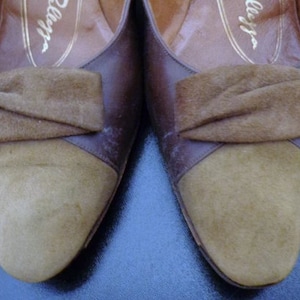 graziose décolleté Bally marroni anni '50 e '60