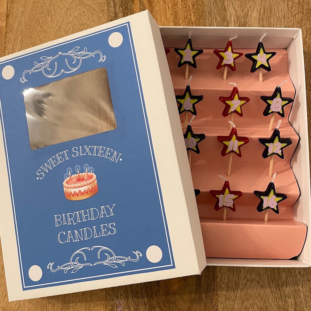 Magical Birthday Candle Box 15161718192021 Etsy