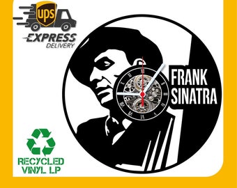 A Retro Gift - LP Record Wall Clock Vinyl for Funs Unique vintage birthday gift Wall Decor Art Vinyl Shirt Poster Album Handmade