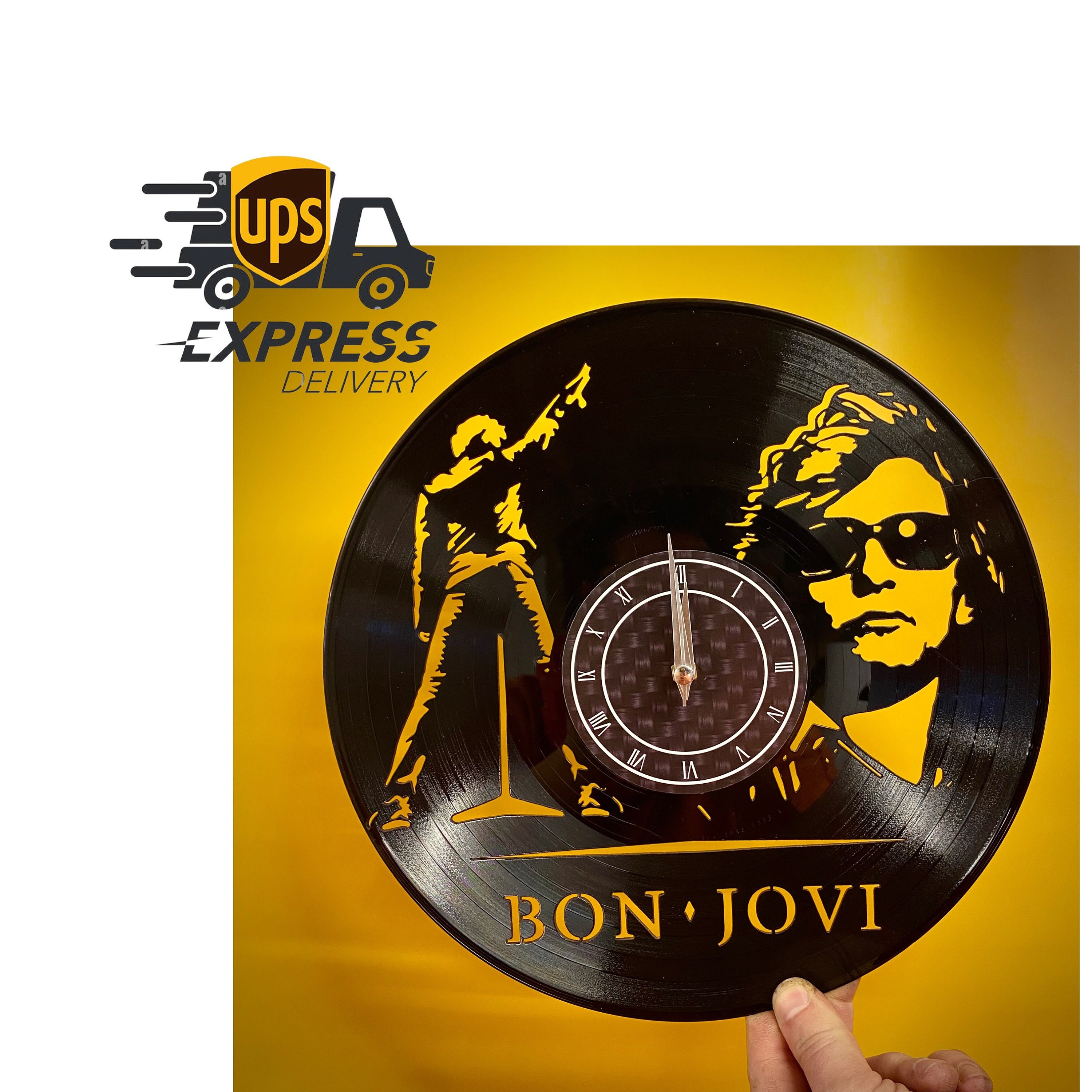 Bon Jovi Clock - Etsy