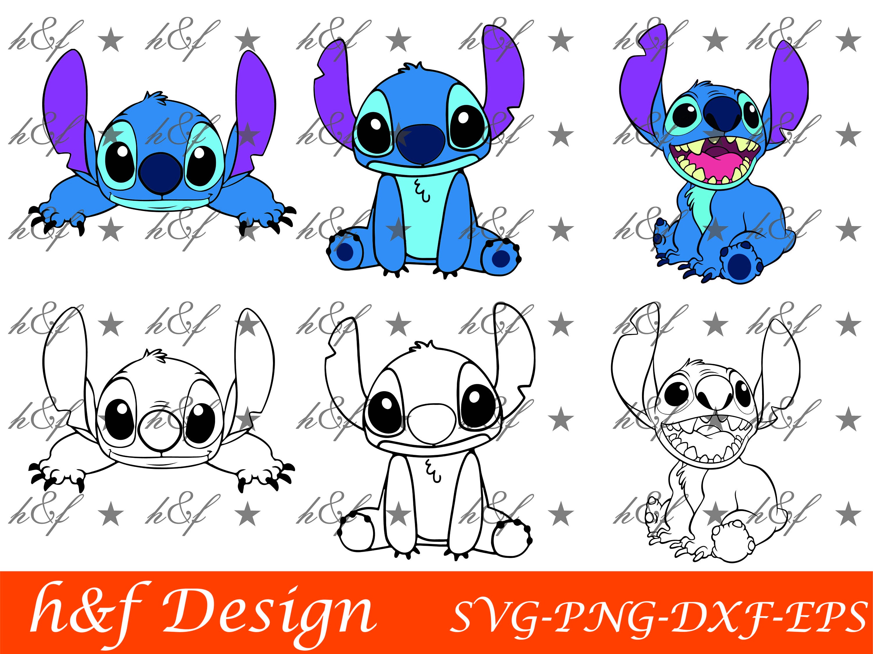 Stitch SVG Files for Cricut Stitch Svg Bundle Printable | Etsy México