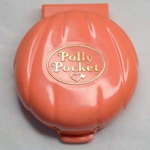 Vintage Polly Pocket - Tammy&#39;s Palm Tree Island 1989 - compact with two figures