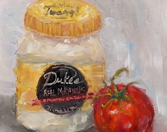 Duke’s Mayonnaise & Tomato Print – Southern Kitchen Art