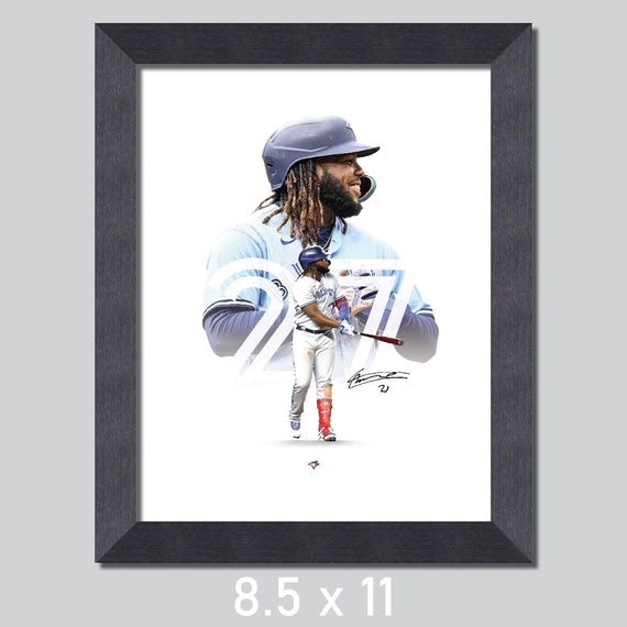 Vladimir Guerrero Jr. “27” Toronto Blue Jays Baseball Poster/wall