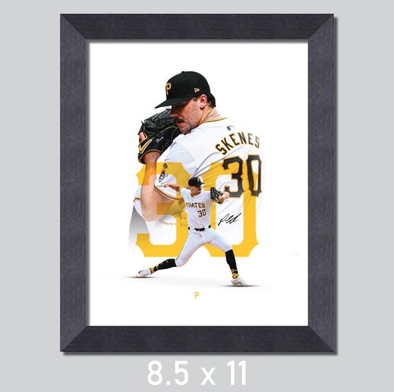 Paul Skenes “30” Pittsburgh Pirates Baseball Poster/wall Decor