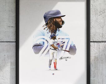 Vladimir Guerrero Jr. “27” Toronto Blue Jays Baseball Poster/wall