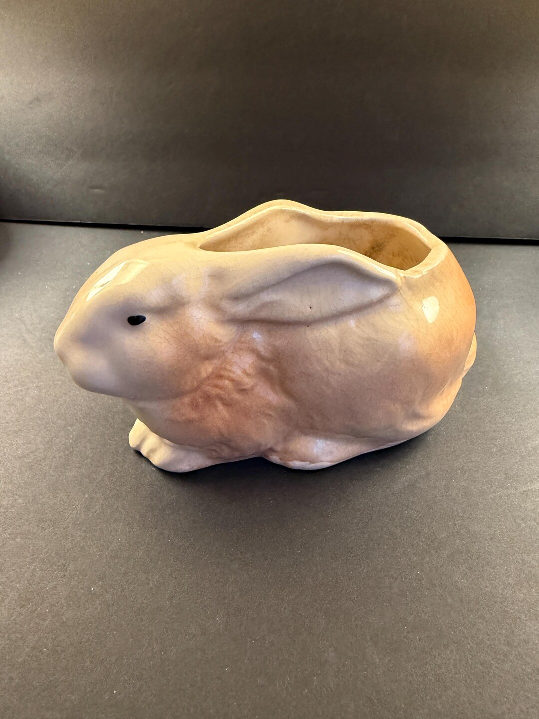 Vintage Fredericksburg Pottery Bunny Rabbit Planter | Spring Easter ...