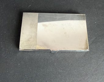 Vintage Silver Plate Business Credit Card Case | Gorham EP Silverplate