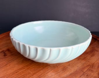 Vintage Franciscan Coronado Aqua Matte Bowl 7.5"