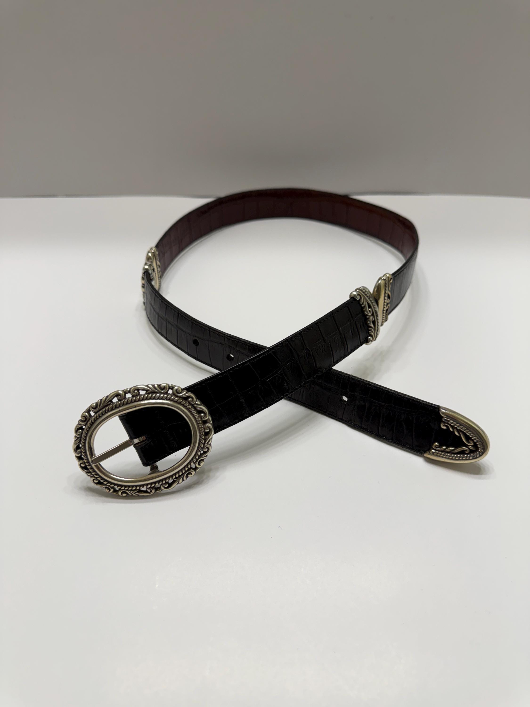 Brighton Croc Belt - Etsy