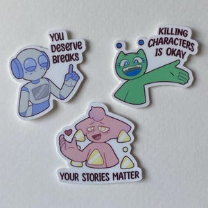 Motivational Stickers for Artists: Leftover Stock!!!