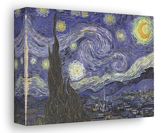 Starry Night - Vincent Van Gogh - Canvas Wall Art