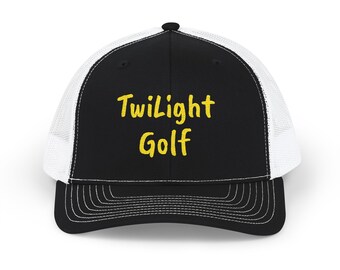Twilight Golf embroidered Snapback Trucker Cap | Golfing hat