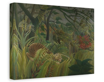 Henri Rousseau - Surprise - Painting - Canvas Wall Art - Home Decor