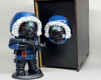Arctic Hazmat Suit Figure Inspired from Rust Game