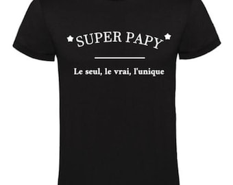 Camiseta de súper abuelo para hombre