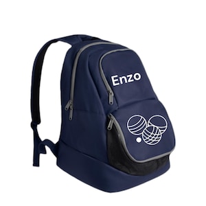 Sac à dos sport personnalisé avec logo pétanque