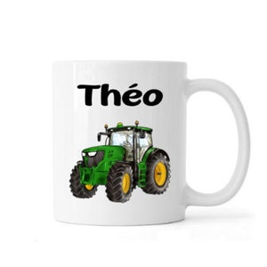 Personalized tractor mug