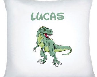 Coussin enfant dinosaure  personnalisé