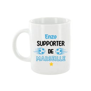 Personalized Marseille supporter mug