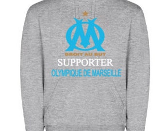 Sweat capuche supporter de marseille