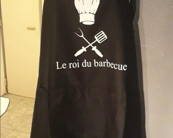 Personalized apron for dad, the king of the barbecue