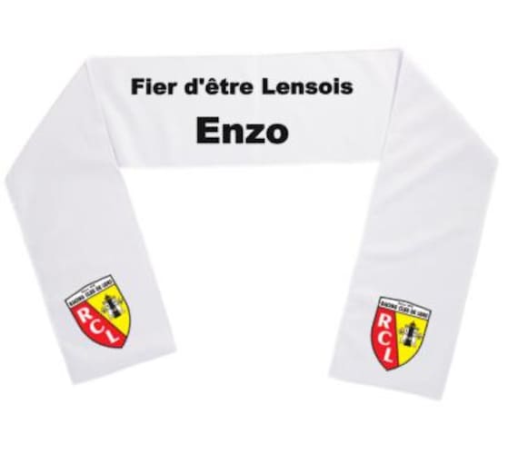 Écharpe Lens RC Lens Double Face - Sang Et Or - Supporter