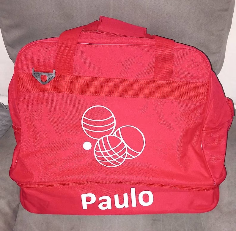 Personalized petanque sports bag LARGE image 5