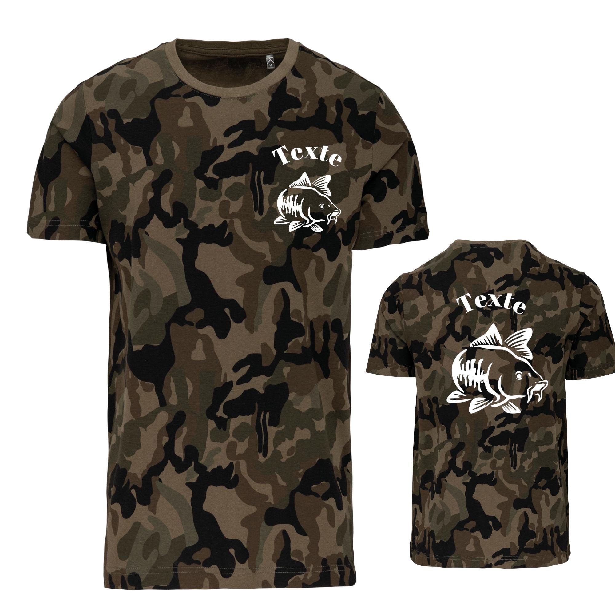 Chemise Camouflage Femme Style Militaire Pêche - Taille Grand, Occasion En Très Bon état