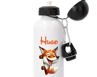 Personalized fox bottle 500ml