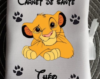 Protège carnet de santé personnalisé simba