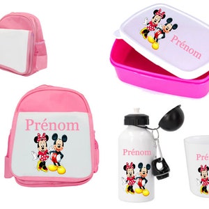 Back to school set MIMI schoolbag, water bottle, tumbler, personalized snack box to choose from
