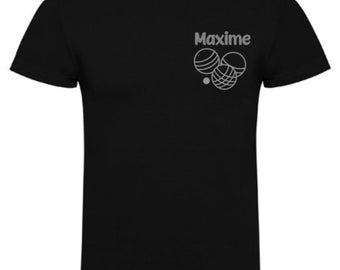 Tshirt pétanque personnalisé