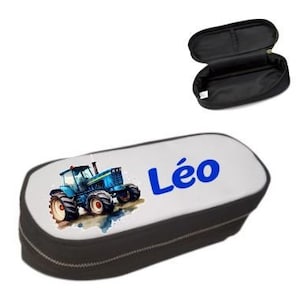 Trousse d'école personnalisée tracteur