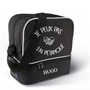 personalized petanque bag 6 balls