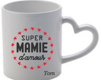 Mug mamie personnalisé