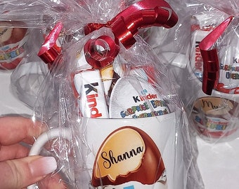 Personalized Easter mug with chocolates