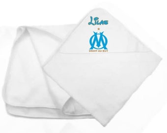 Om personalized baby bath cape