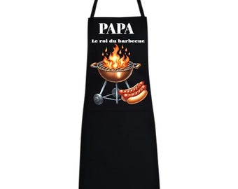 Personalized BBQ King Apron