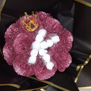 ramo de 12 o 20 rosas eternas personalizado carta, cumpleaños, san valentín
