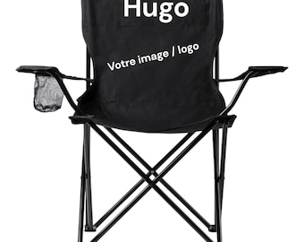 chaise pliable pour utilisation extérieur personnalisée