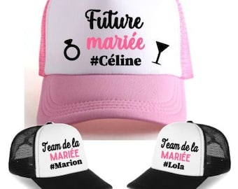 Gorra ajustable personalizada para despedida de soltera