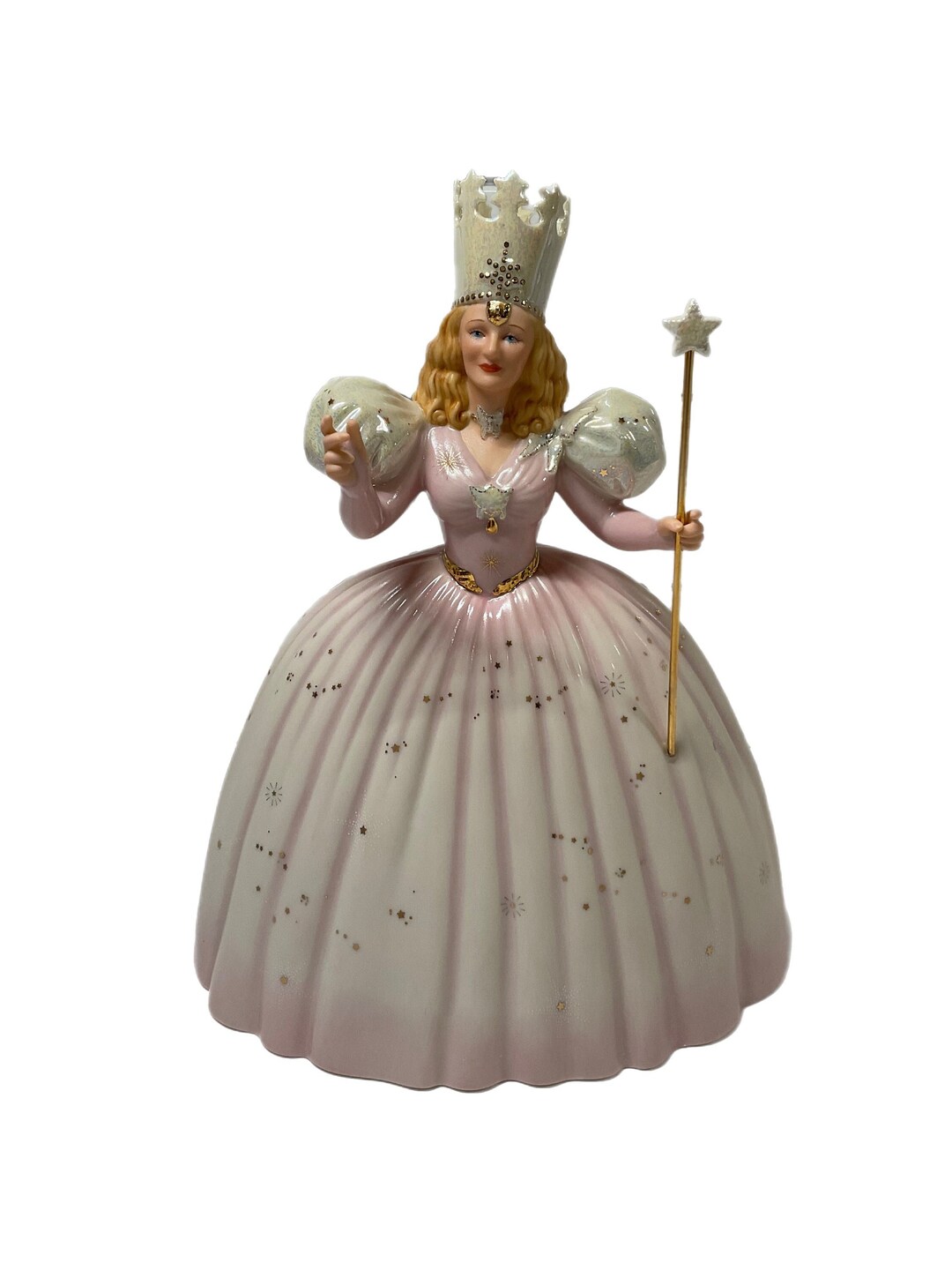 Lenox Wizard of Oz Glinda the Good Witch COA Box 24 Karat Etsy