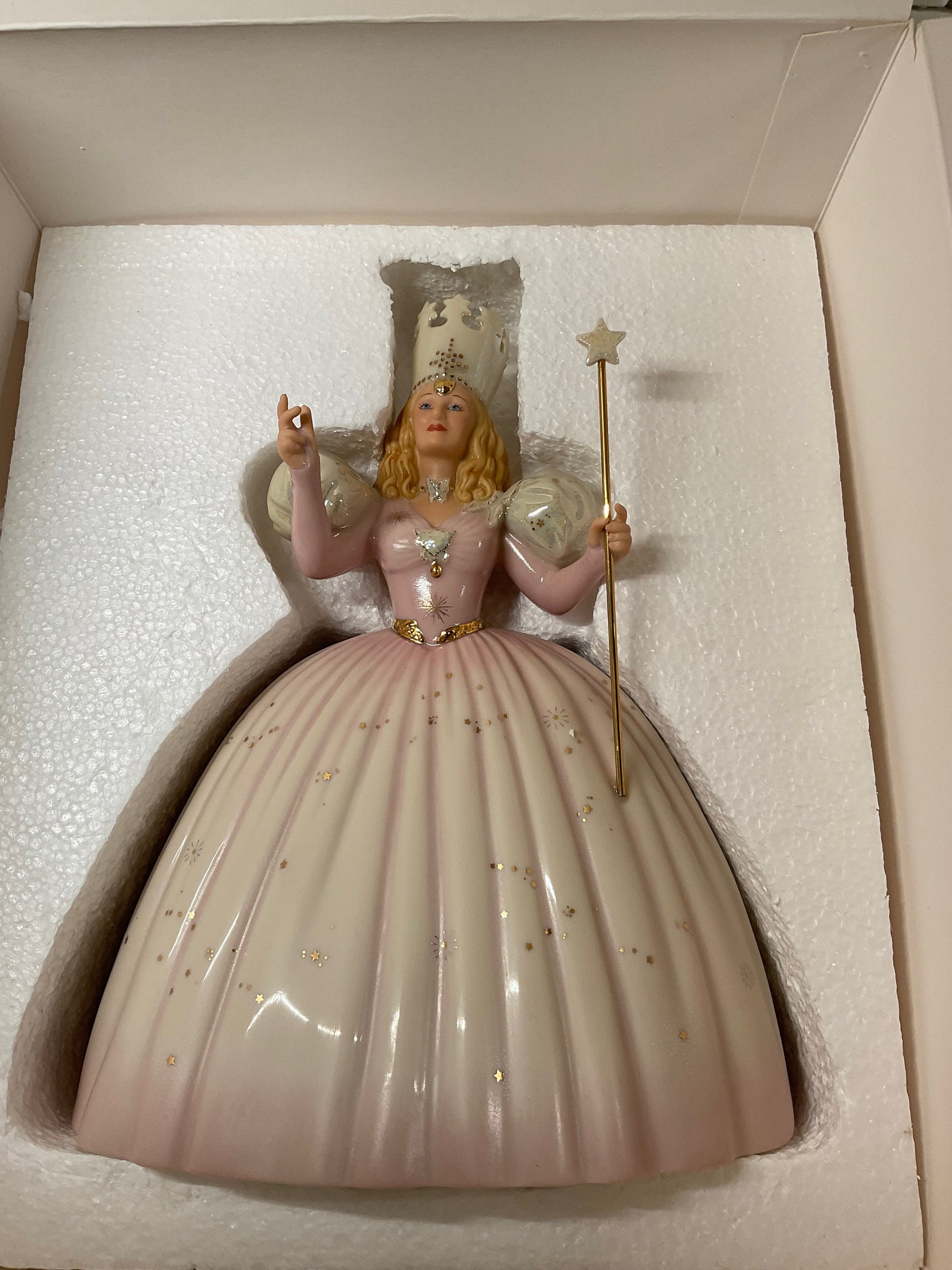 Lenox Wizard of Oz Glinda the Good Witch COA Box 24 Karat Etsy