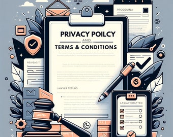 Website Privacy Policy, Terms and Conditions for Website, Product Return Form, Service Cancellation Template, Fully Editable, Lawyer Drafted