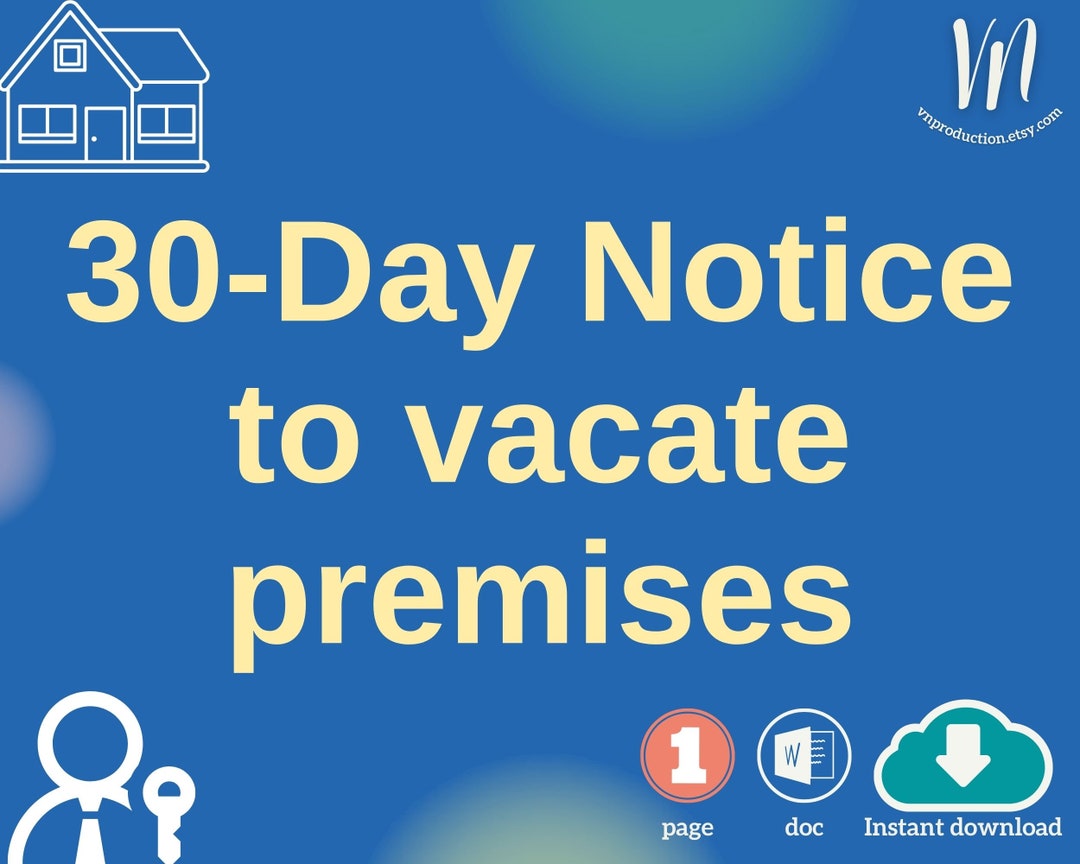 30-day-notice-to-landlord-by-tenant-apartment-house-office-etsy